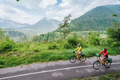 Dolomittene rundt på elsykkel